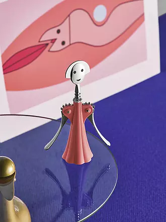 ALESSI | Sacacorchos Anna G. Azul | rosa